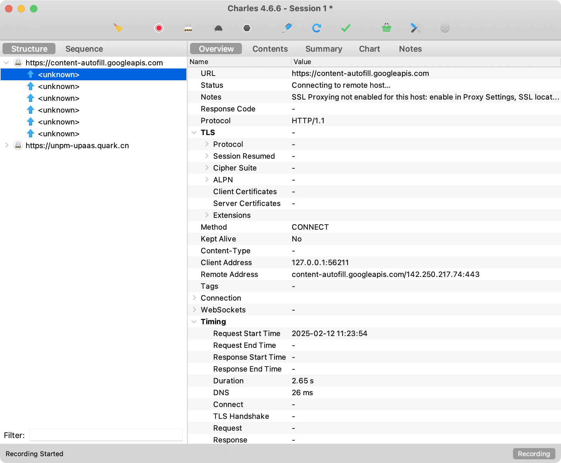 Charles 4.6.6MAC版软件夸克网盘下载